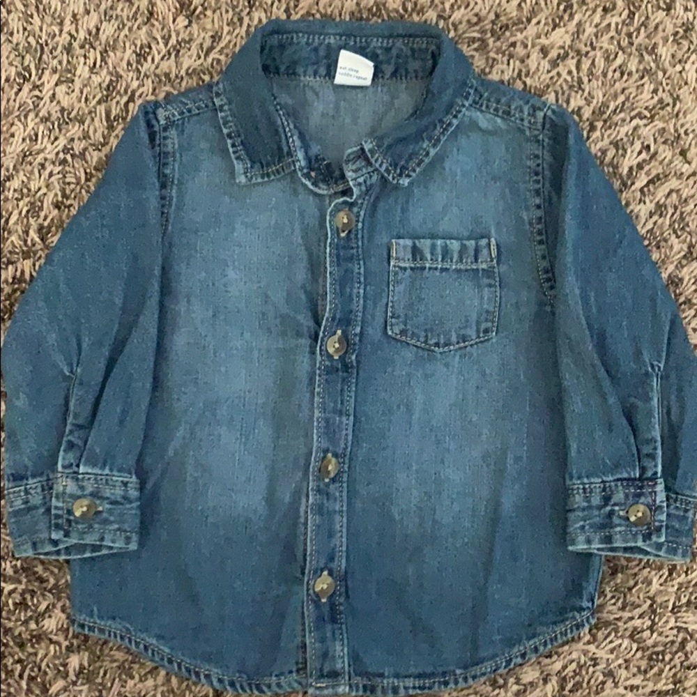 Old Navy Baby Boy Denim Long Sleeve